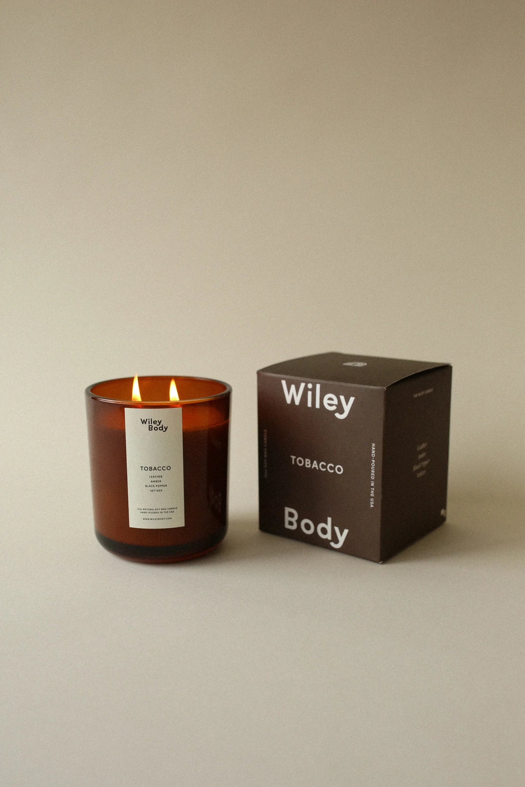 Wiley Body Candle - Tobacco