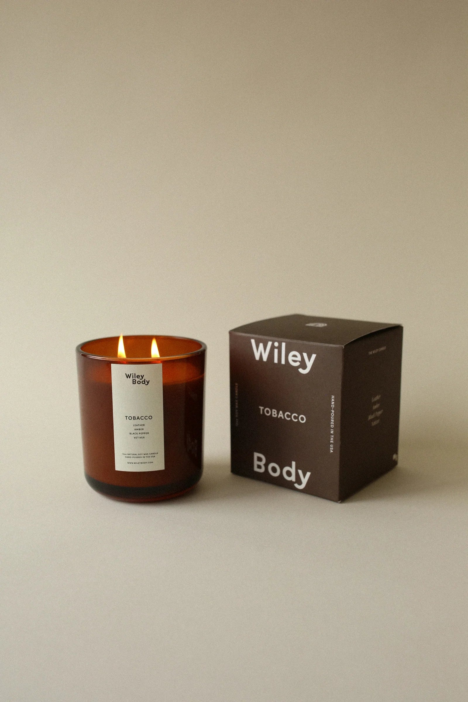 Wiley Body Candle - Tobacco
